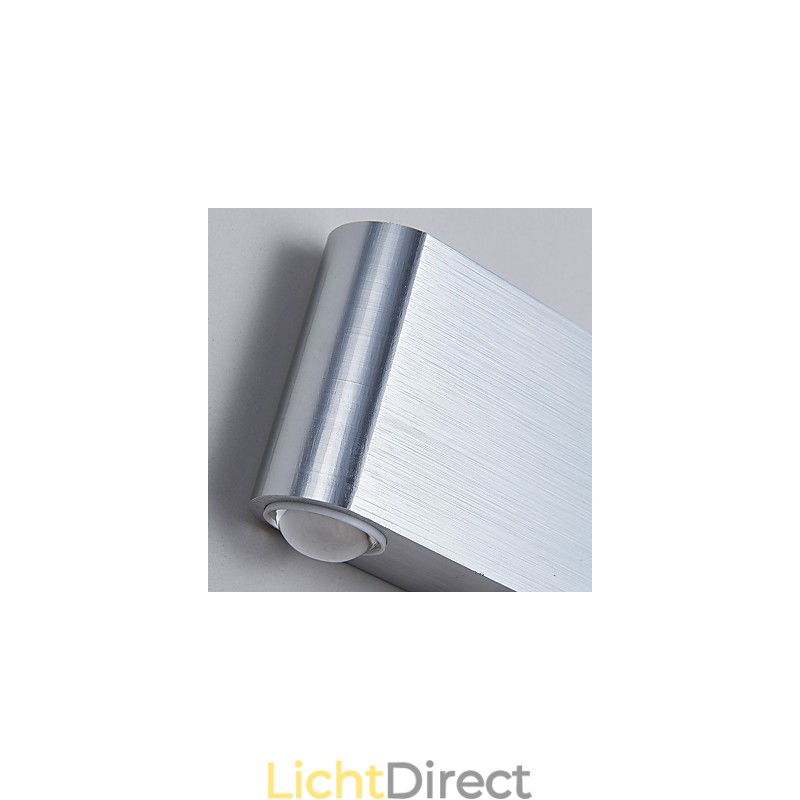 Moderne lichte aluminium inbouw wandlamp geïntegreerd