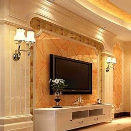 Moderne eigentijdse gegalvaniseerde functie voor wandlampen met kristalsfeerverlichting