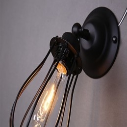 Traditionele klassieke rustieke lodge landelijke schilderfunctie voor swingarm sfeerverlichting wandlampen wandlamp