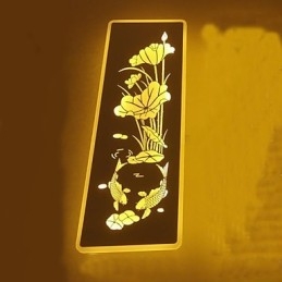 Geïntegreerde moderne hedendaagse moderne hedendaagse schilderfunctie voor sfeervolle lichtwandlampen