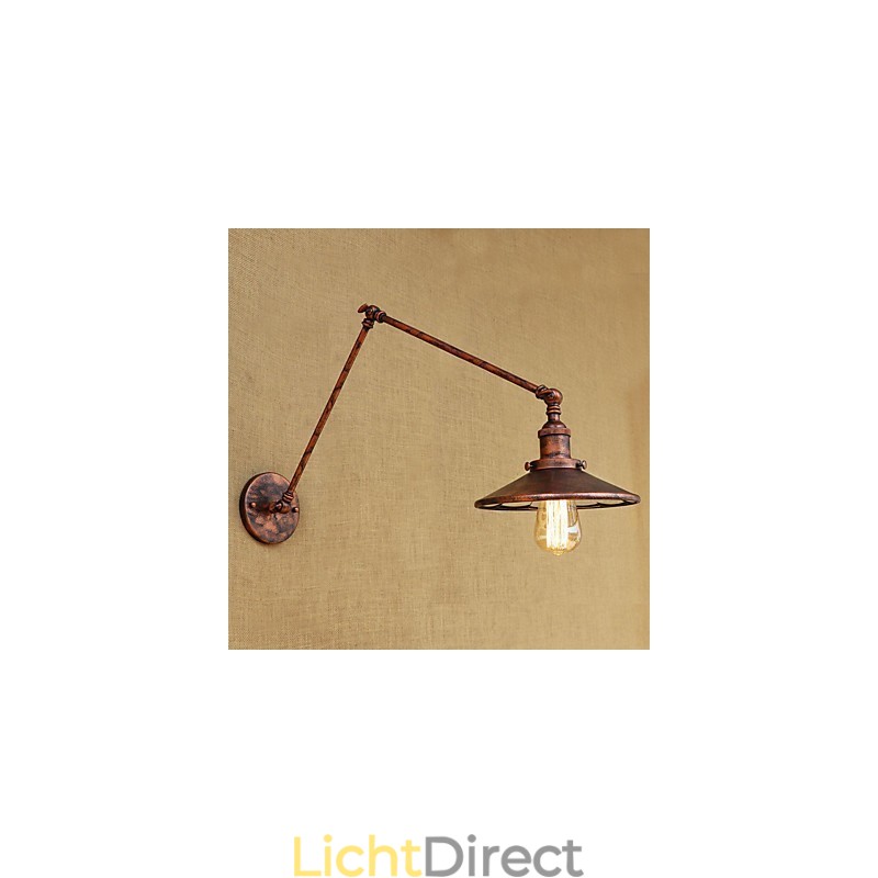 Rustieke Lodge Country Retro Gegalvaniseerde Functie voor Mini Stijl Swing Arm Sfeerverlichting