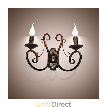 Nieuwe Retro Attic Amerikaanse Stijl Retro Wandlamp Slaapkamerlamp Wandlamp Kaarslamp