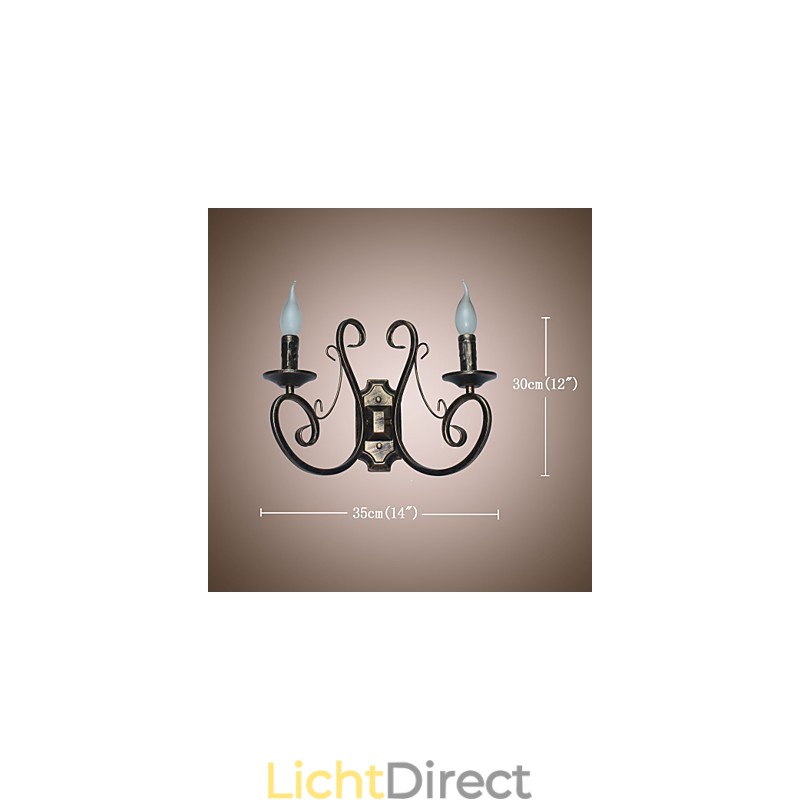 Nieuwe Retro Attic Amerikaanse Stijl Retro Wandlamp Slaapkamerlamp Wandlamp Kaarslamp