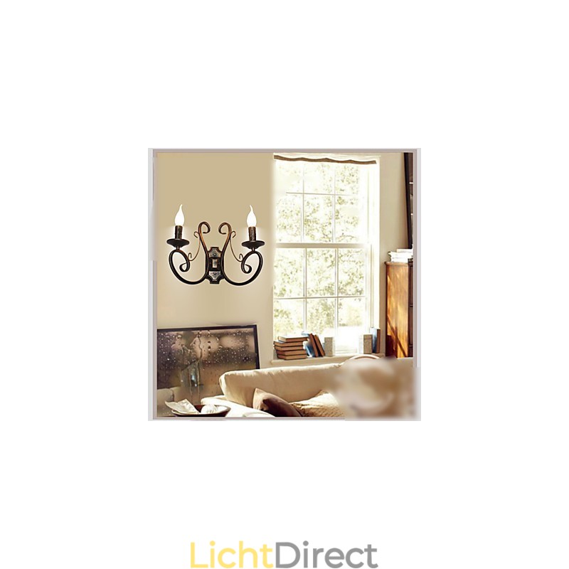 Nieuwe Retro Attic Amerikaanse Stijl Retro Wandlamp Slaapkamerlamp Wandlamp Kaarslamp