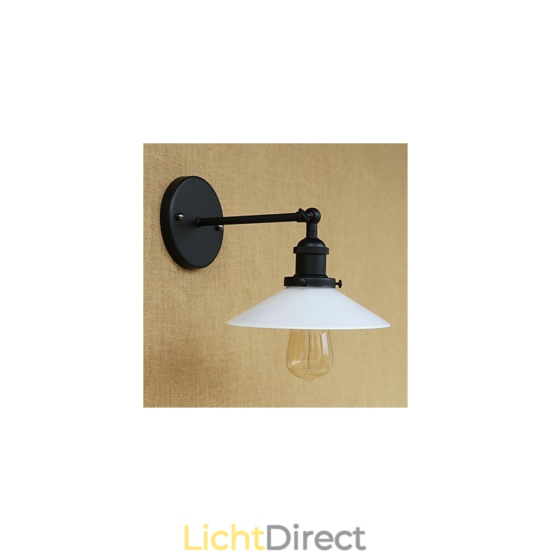 Moderne, eigentijdse, landelijke, retro-schilderijfunctie voor een sfeervolle lichtmuur in ministijl