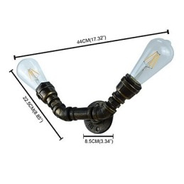Rustieke Lodge Traditionele Klassieke Antieke Messing Kenmerk voor Sfeerverlichting Wandlampen Wandlamp