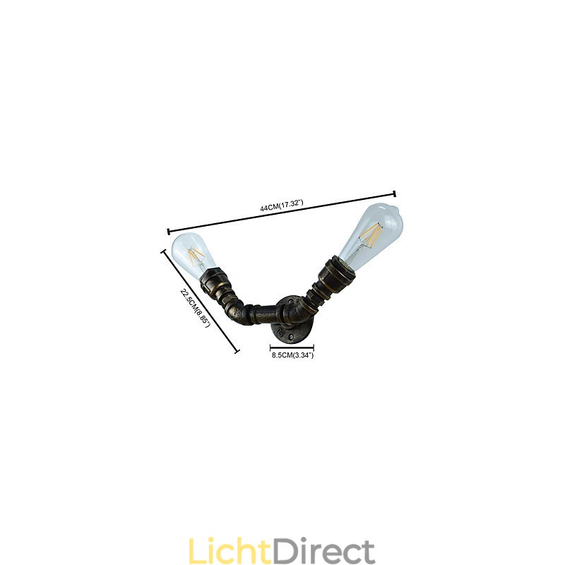 Rustieke Lodge Traditionele Klassieke Antieke Messing Kenmerk voor Sfeerverlichting Wandlampen Wandlamp