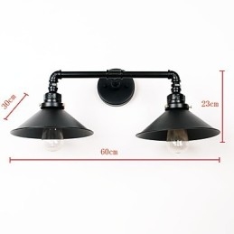 Rustieke lodge moderne eigentijdse landelijke retro schilderijfunctie voor mini-stijl downlight wandlampen