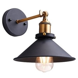 2 stuks Metalen Wandlampen Industriële Wandlamp Vintage Edison Simplicity Lamp voor Café Club Bar Verlichting
