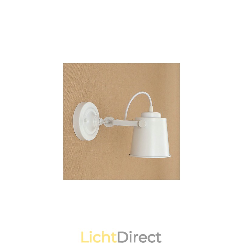 Geschilderde stalen wandlamp Dumb Black American Coffee Decoratie Retro wandlamp Lichtzwaardlamp op de muur