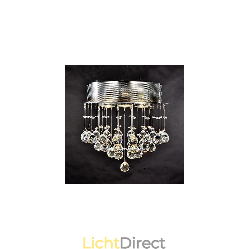 Traditionele klassieke kristalchroom metalen inbouw