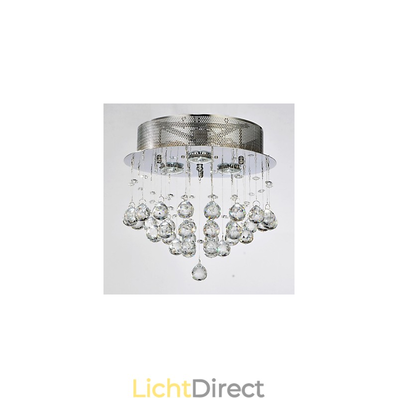 Traditionele klassieke kristalchroom metalen inbouw