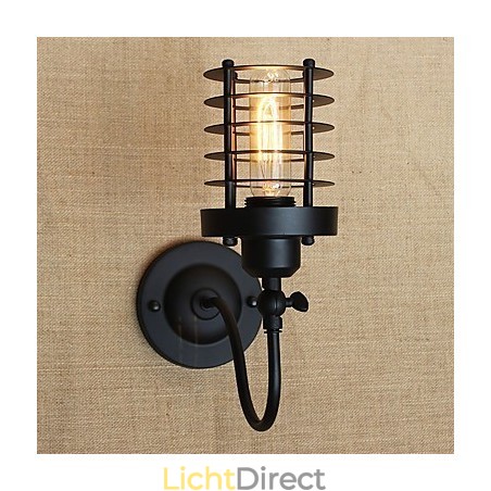 Vintage Land Schilderij Kenmerk voor Mini Stijl Sfeervolle Licht Wandlampen Wandlamp