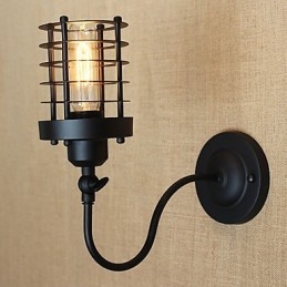 Vintage Land Schilderij Kenmerk voor Mini Stijl Sfeervolle Licht Wandlampen Wandlamp