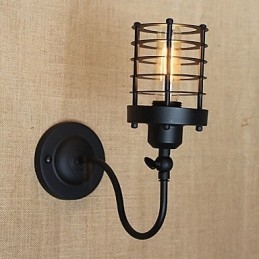 Vintage Land Schilderij Kenmerk voor Mini Stijl Sfeervolle Licht Wandlampen Wandlamp