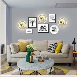 Woonkamer Wandlamp Minimalistisch Modern Creativiteit Minimalistisch Decoratieve Wandlamp Slaapkamer Nachtkastje Wandlamp