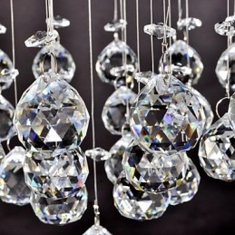 Traditionele klassieke kristalchroom metalen inbouw