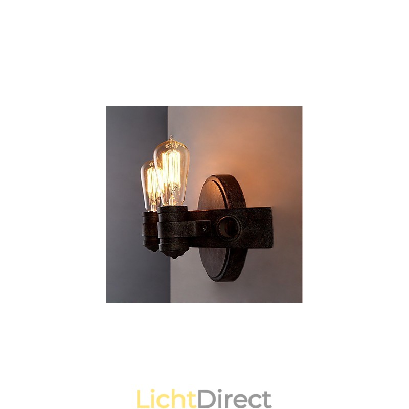 Loft Stijl Vintage Industriële Creatieve Persoonlijkheid Metalen Wandlamp voor de Koffiekamer Bar Foyer Decoreer Wandverlichting