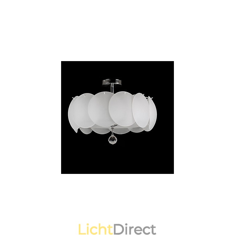 3-lichts glazen kroonluchter moderne hanglampfamilie