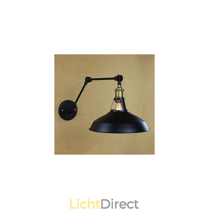 Lange arm Half roestig Industrieel Retro Nostalgisch Intrekbaar Vouwbaar Wandlamp Wandlamp