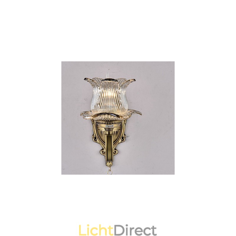 Rustieke Lodge Messing Kenmerk voor Mini Stijl Uplight Wandlampen Wandlamp