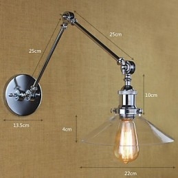 Vintage Country Retro Electroplate-functie voor Mini Style Swing Arm Ambient Light Swing