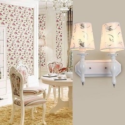 Moderne eigentijdse gegalvaniseerde kenmerkende uplight wandlampen wandlamp