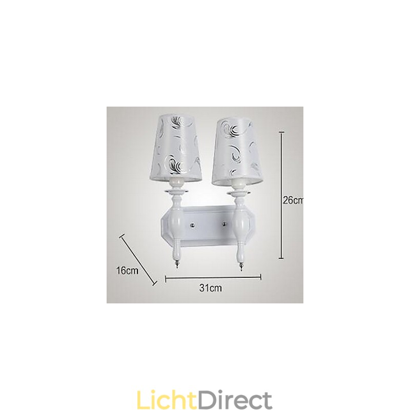 Moderne eigentijdse gegalvaniseerde kenmerkende uplight wandlampen wandlamp