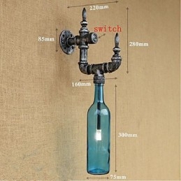 Rustieke Lodge Zilveren Feature voor Sfeervolle Licht Wandlampen Wandlamp