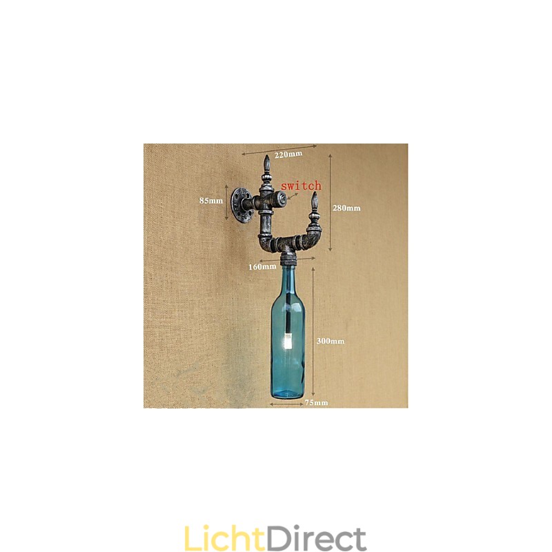 Rustieke Lodge Zilveren Feature voor Sfeervolle Licht Wandlampen Wandlamp