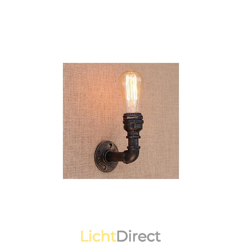 Nostalgia Eenvoudige Waterpijp Decoratieve Kleine Wandlamp Wandlamp