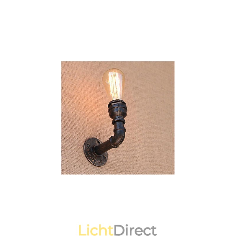 Nostalgia Eenvoudige Waterpijp Decoratieve Kleine Wandlamp Wandlamp