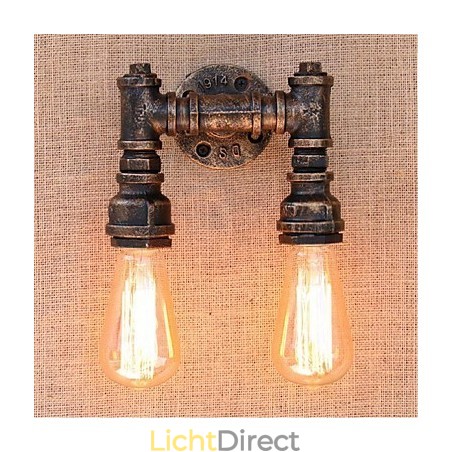Nostalgia Eenvoudige Waterpijp Decoratieve Kleine Wandlamp Wandlamp Nostalgia Eenvoudige Waterpijp Decoratieve Kleine Wandlamp Wandlamp
