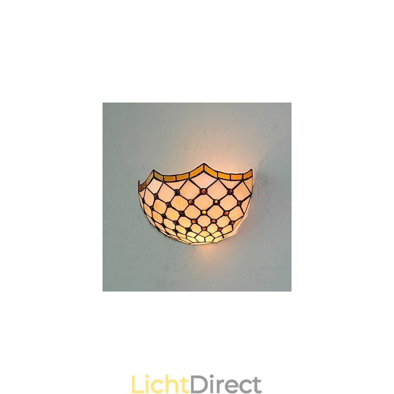 Retro Landelijke Wandlampen Glazen Kap Woonkamer Slaapkamer Restaurant Café Bar Wandlampen