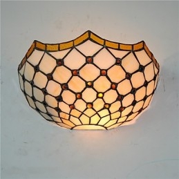 Retro Landelijke Wandlampen Glazen Kap Woonkamer Slaapkamer Restaurant Café Bar Wandlampen