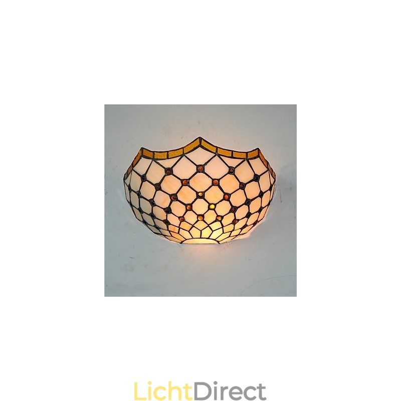 Retro Landelijke Wandlampen Glazen Kap Woonkamer Slaapkamer Restaurant Café Bar Wandlampen