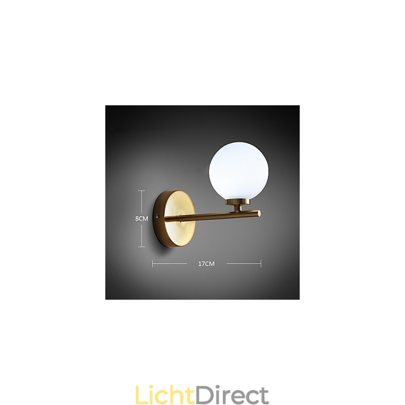 Moderne eigentijdse gegalvaniseerde functie voor mini-stijl sfeerverlichting wandlampen wandlamp