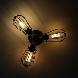 Traditionele klassieke vintage mini-stijl schilderij metalen inbouw
