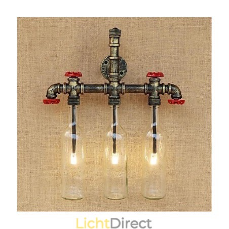 Retro Industriële Wind Switch Waterfles Wandlamp Wandlamp Retro Industriële Wind Switch Waterfles Wandlamp Wandlamp