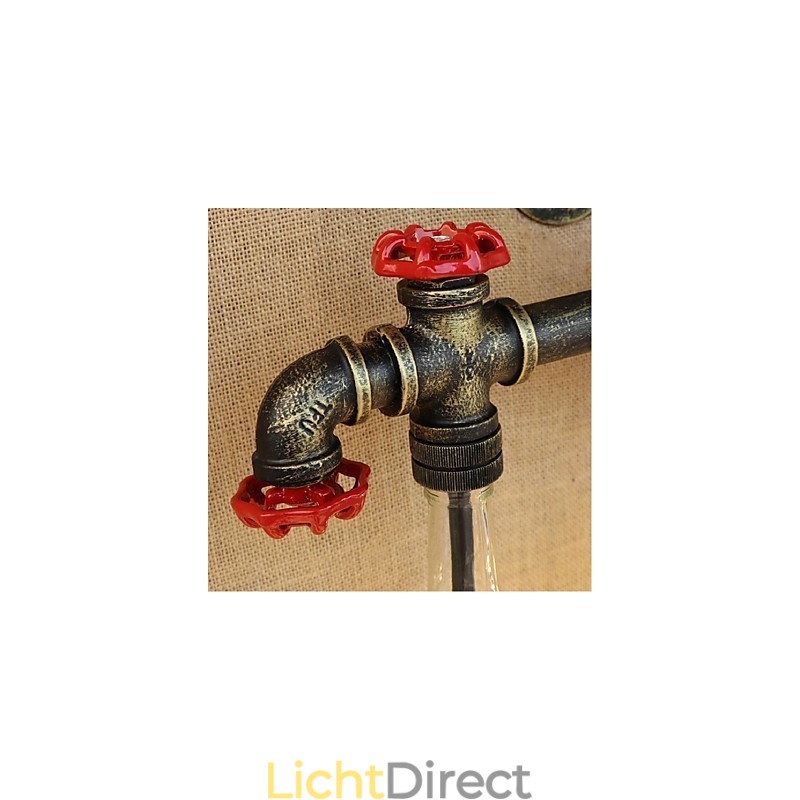 Retro Industriële Wind Switch Waterfles Wandlamp Wandlamp