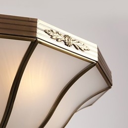 Moderne, eigentijdse decoratieve design koperen plafondlampfamilie