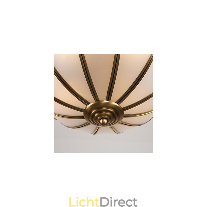 Moderne, eigentijdse decoratieve design koperen plafondlampfamilie