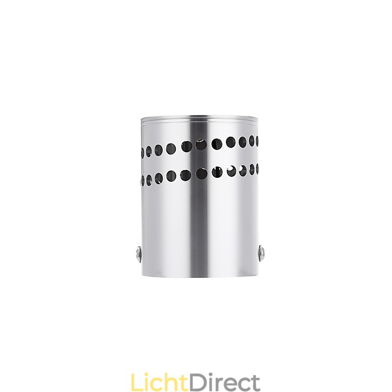 Moderne eigentijdse gegalvaniseerde functie voor omgevingslicht. Inbouw wandlamp.