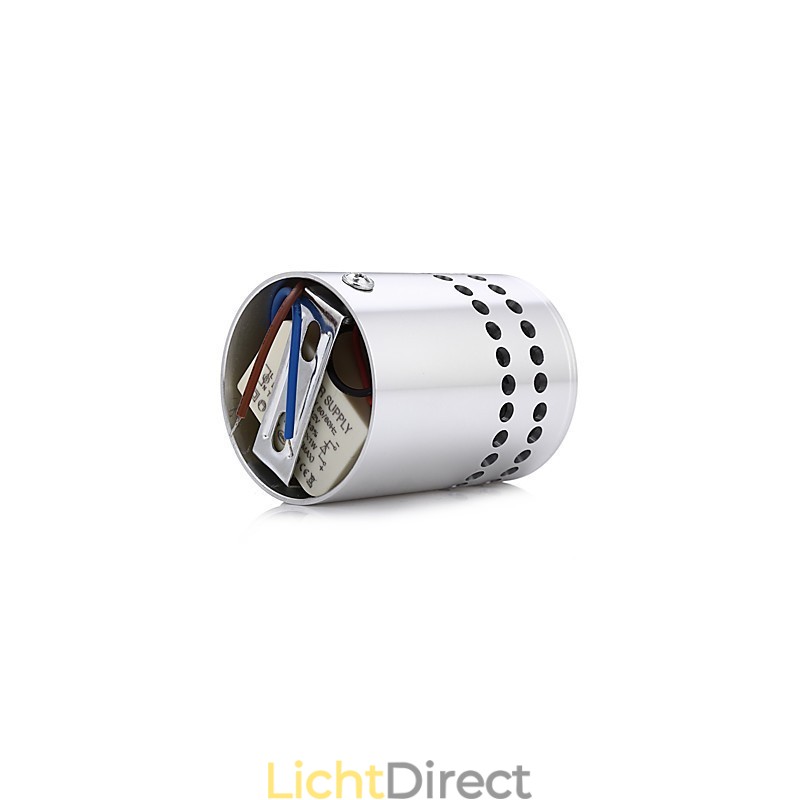 Moderne eigentijdse gegalvaniseerde functie voor omgevingslicht. Inbouw wandlamp.