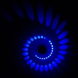 Moderne eigentijdse gegalvaniseerde functie voor omgevingslicht. Inbouw wandlamp.