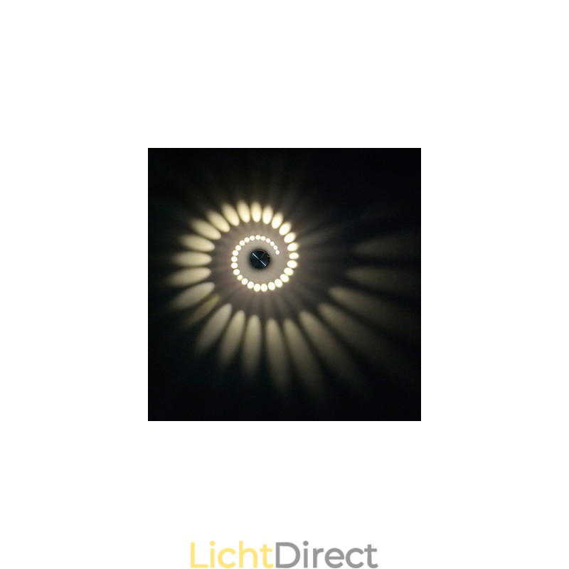 Moderne eigentijdse gegalvaniseerde functie voor omgevingslicht. Inbouw wandlamp.