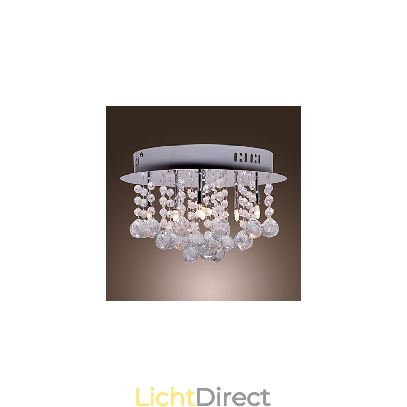 Moderne eigentijdse kristalchroom metalen inbouw