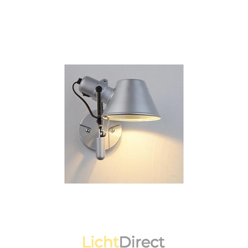 Moderne eigentijdse zilveren functie voor oogbescherming, sfeerverlichting, wandlampen, wandlamp