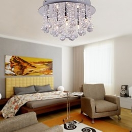 Moderne eigentijdse kristalchroom metalen inbouw