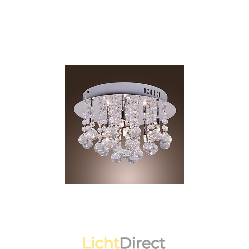 Moderne eigentijdse kristalchroom metalen inbouw